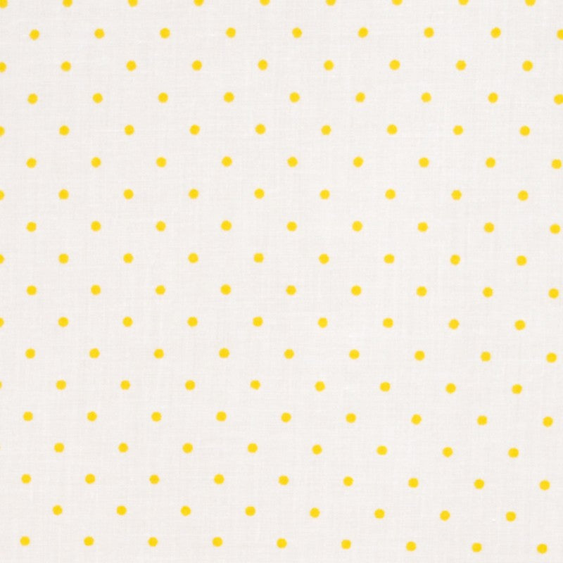 Voile Baumwolle Voile-Stoff Gelb Dots - Ribes y Casals