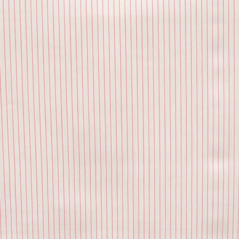 Voile Baumwollstoff Rot gestreift - Ribes y Casals