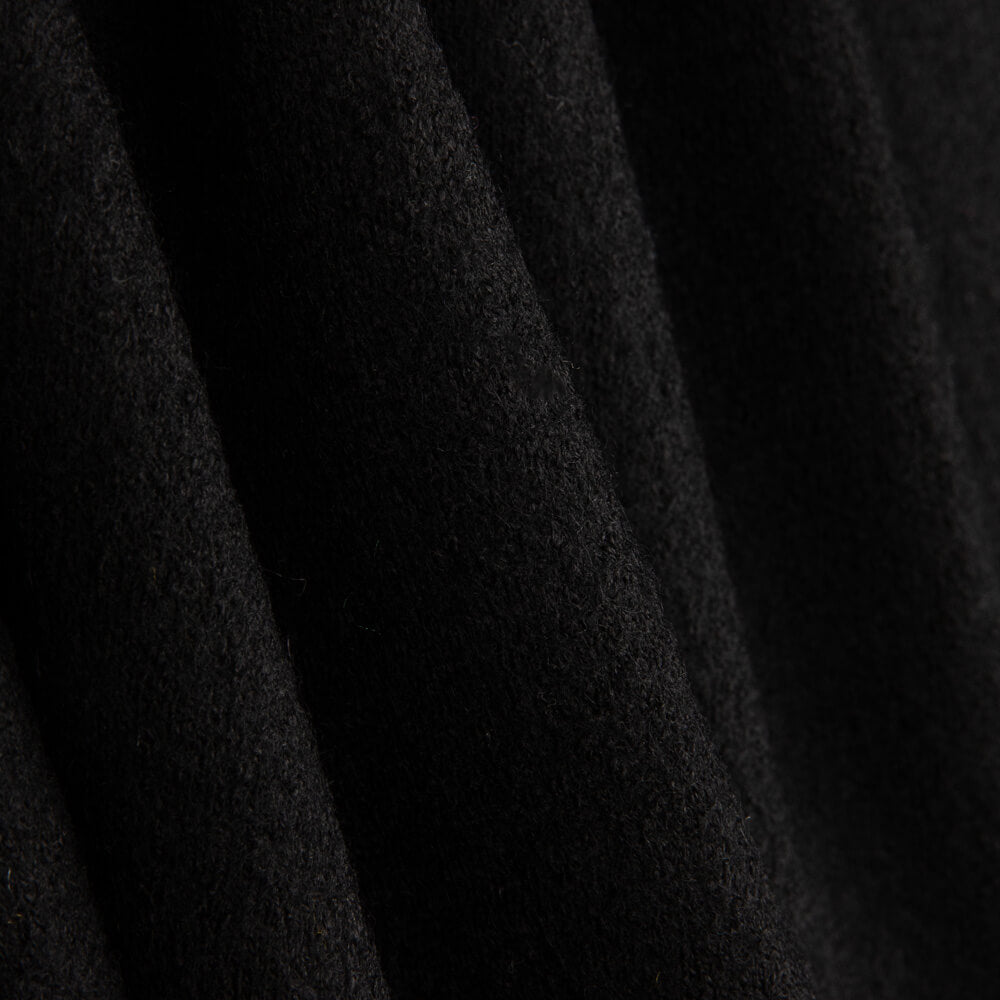 Stoff Fine Coat Schwarz - Ribes y Casals