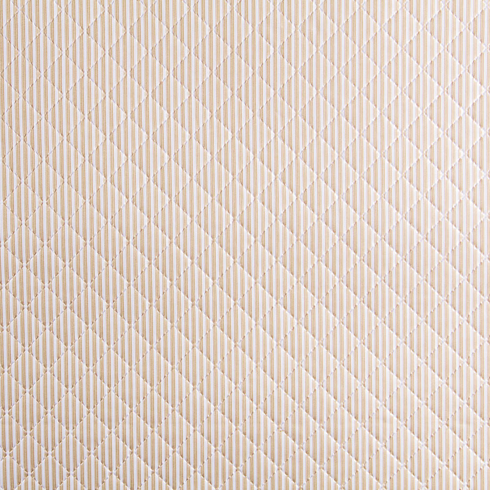 Gesteppter, plastifizierter, gesteppter Stoff Beige gestreift - Ribes y Casals
