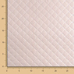 Gesteppter, plastifizierter, gesteppter Stoff Beige gestreift - Ribes y Casals