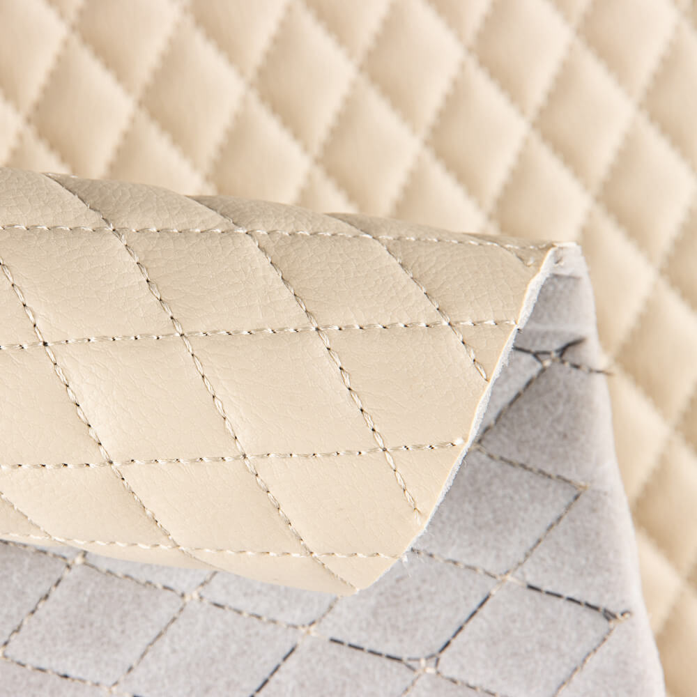 Kunstleder Gesteppter Schaumstoff Beige - Ribes y Casals