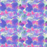 Popeline Viskose Popeline Blume marmoriert Lila - Ribes y Casals