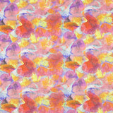 Popeline Viskose Fleur Marmoriert Orange - Ribes y Casals