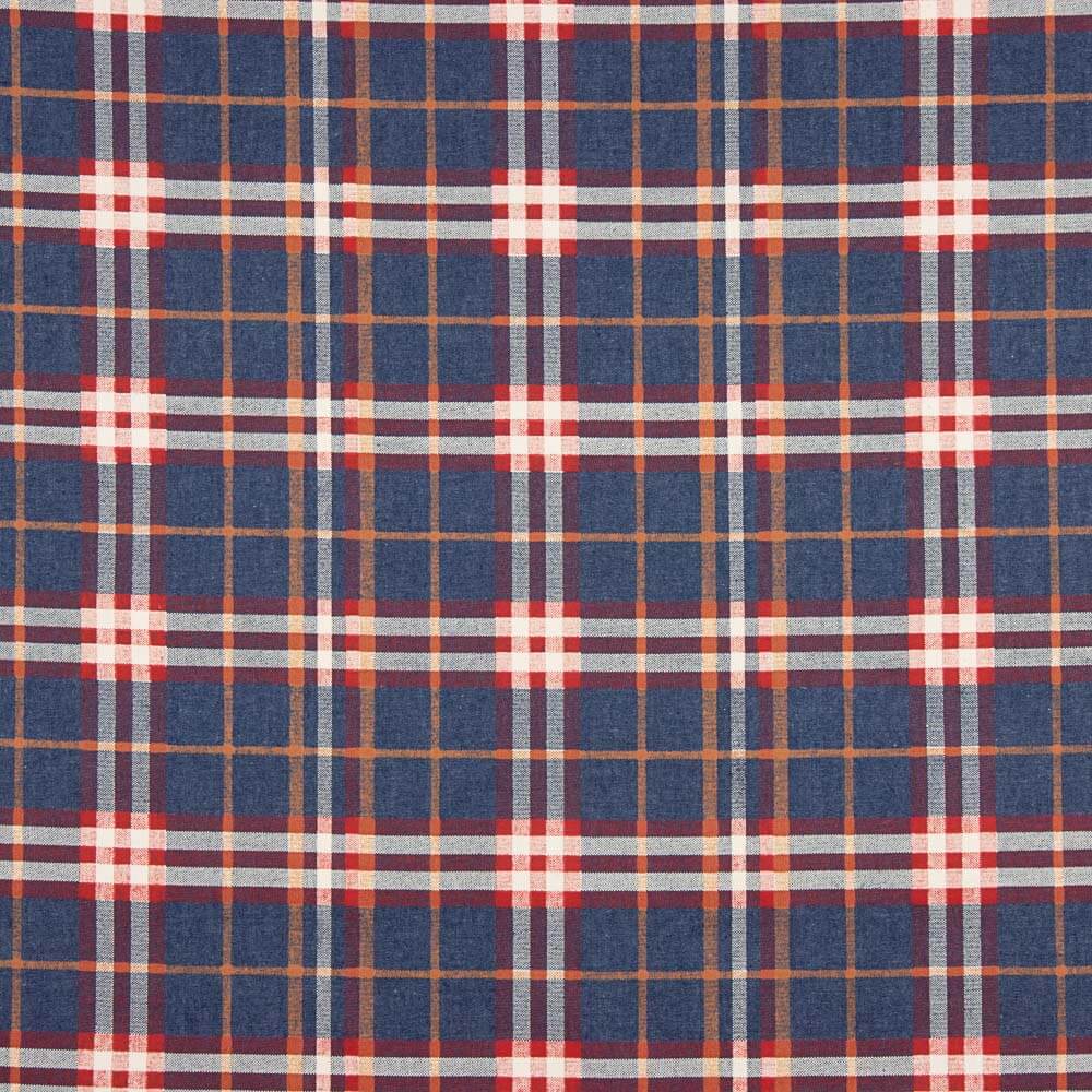 Baumwolle Denim Plaid - Ribes y Casals
