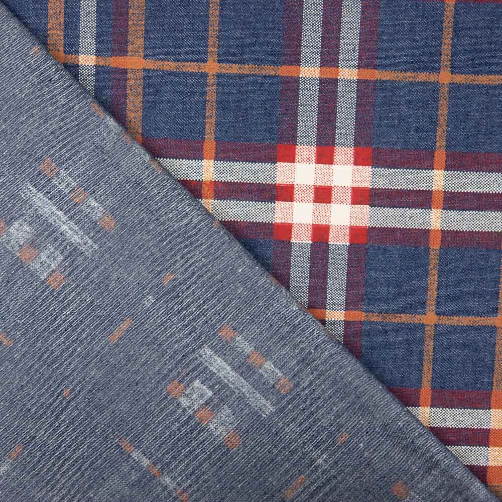 Baumwolle Denim Plaid - Ribes y Casals