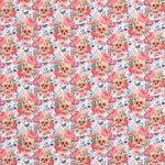 Baumwolle Floral Catrina Weiß - Ribes y Casals