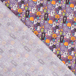 Halloween Flieder Baumwolle - Ribes y Casals