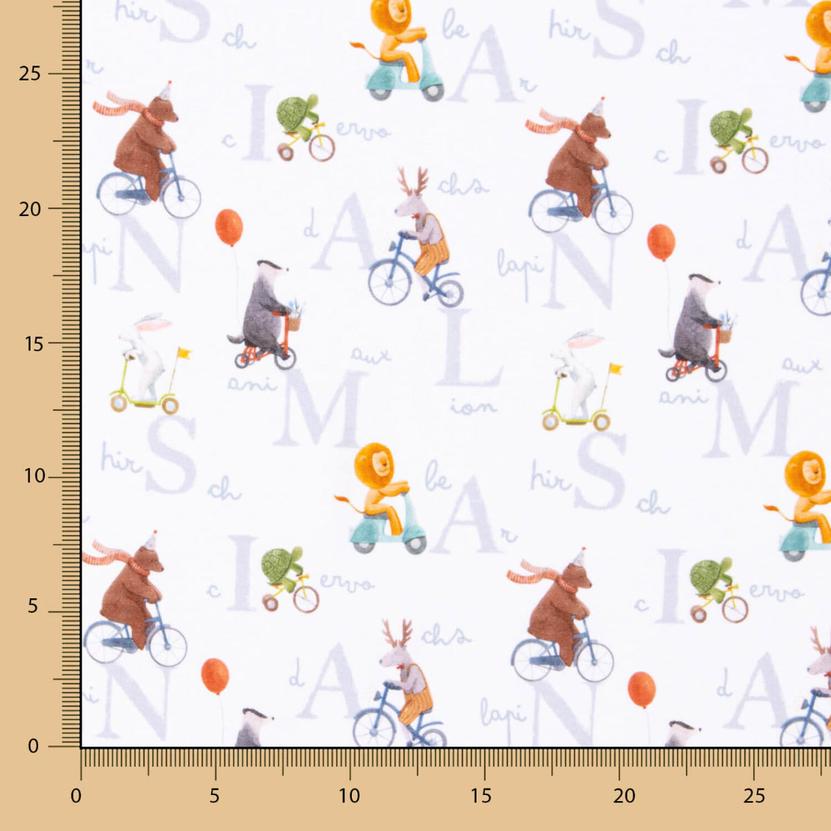 Kinderstrickalphabet aus Baumwolle - Ribes y Casals