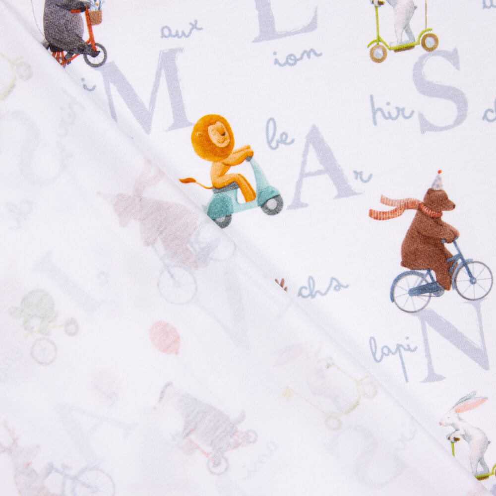 Kinderstrickalphabet aus Baumwolle - Ribes y Casals