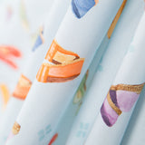 Espadrilles aus Popeline Blau - Ribes y Casals