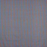 Geometrisches Fächermuster aus Baumwolle Popeline Blau - Ribes y Casals