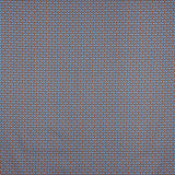 Geometrisches Fächermuster aus Baumwolle Popeline Blau - Ribes y Casals