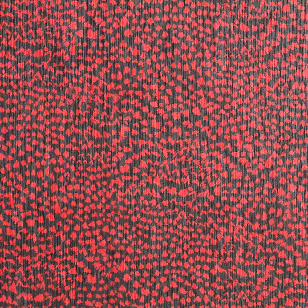 Bambula Polyester Polka Dot Stoff Rot - Ribes y Casals