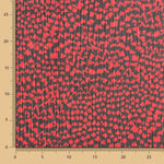 Bambula Polyester Polka Dot Stoff Rot - Ribes y Casals