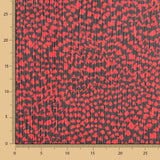 Bambula Polyester Polka Dot Stoff Rot - Ribes y Casals