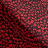 Bambula Polyester Polka Dot Stoff Rot - Ribes y Casals