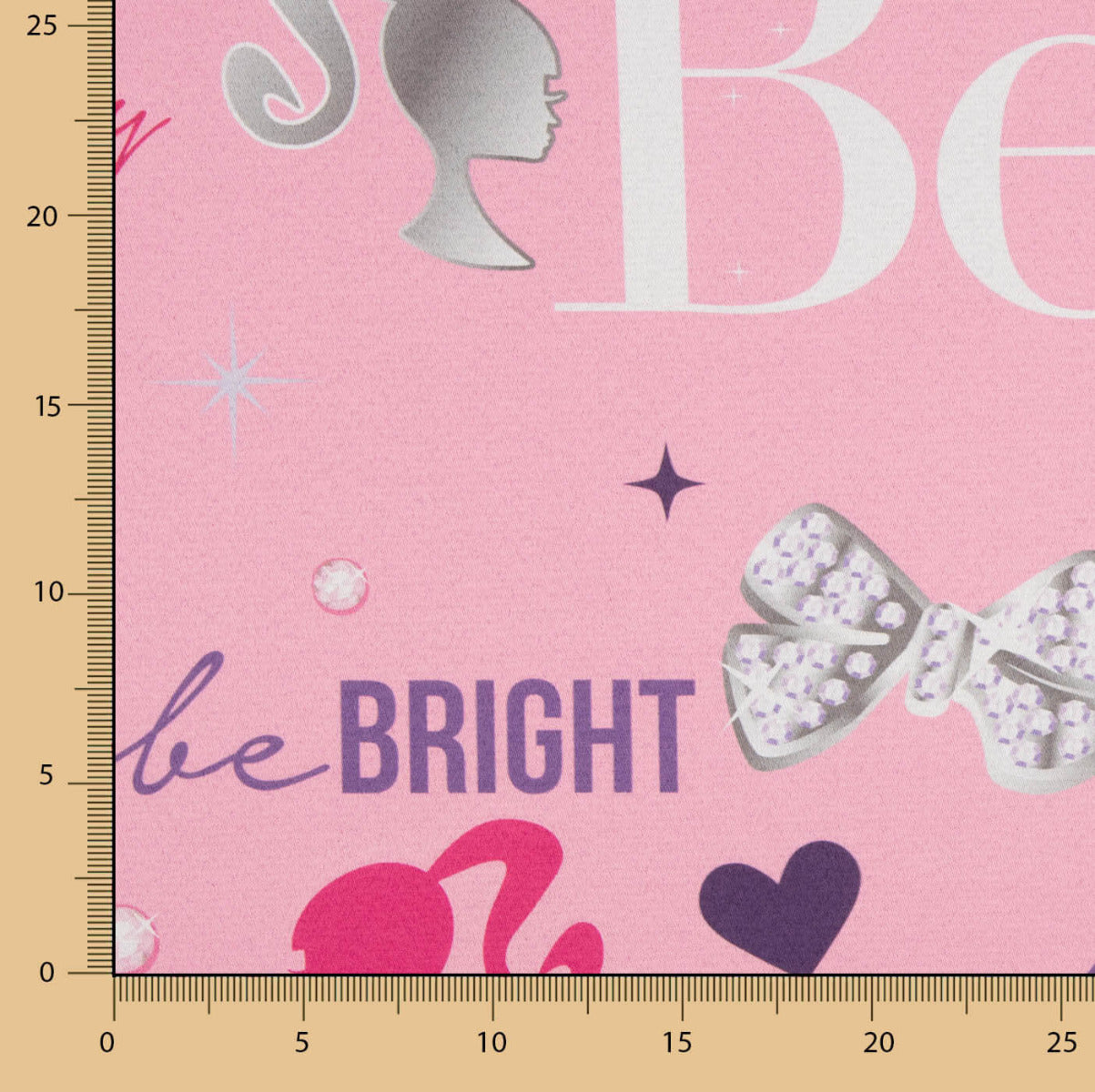 Stoff Schwarz aus Barbie Pink - Ribes y Casals