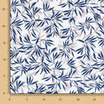 Blaues Tropical Print Bettlaken - Ribes y Casals