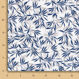 Blaues Tropical Print Bettlaken - Ribes y Casals