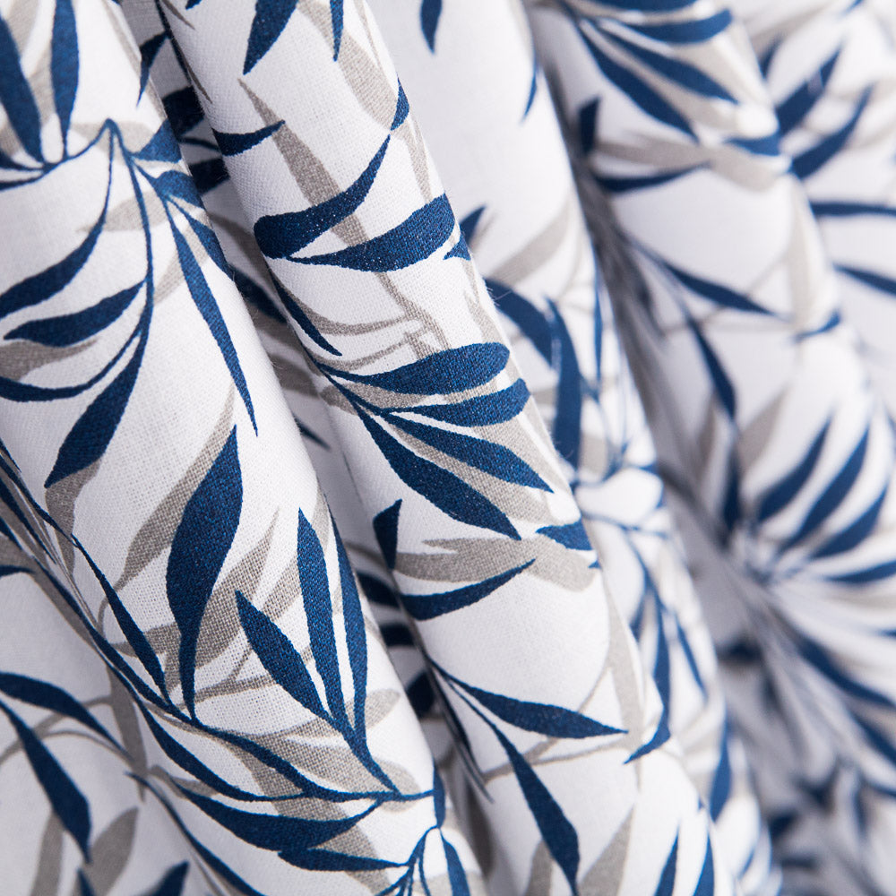 Blaues Tropical Print Bettlaken - Ribes y Casals