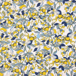 Krepp Viskose Gelb Blumen - Ribes y Casals