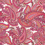 Fuchsia Paisley Kreppstich - Ribes y Casals