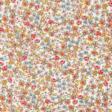 Popeline Viskose Blume Braun - Ribes y Casals