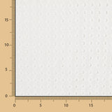 Gestickter Schweizer Stickereistoff Gebrochenes Weißes Quadrat - Ribes y Casals
