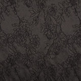 Brokat-Blumen-Stoff Schwarz - Ribes y Casals