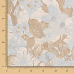 Beige Blumenbrokat - Ribes y Casals