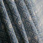 Cotton Denim Mosaik-Stickerei - Ribes y Casals