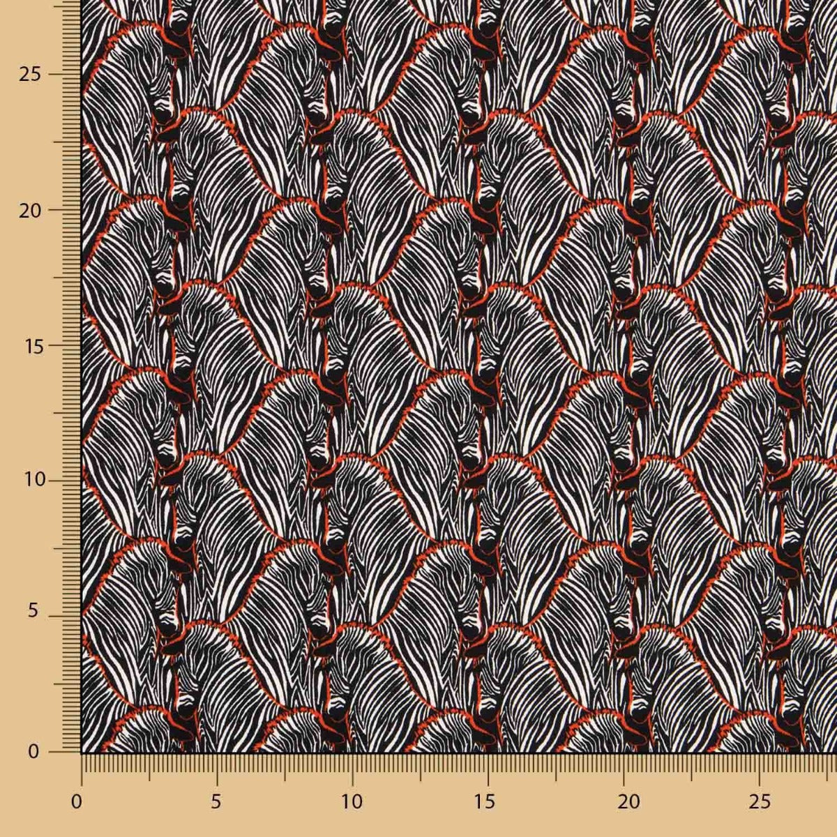 Polyester-Krepp Zebras - Ribes y Casals