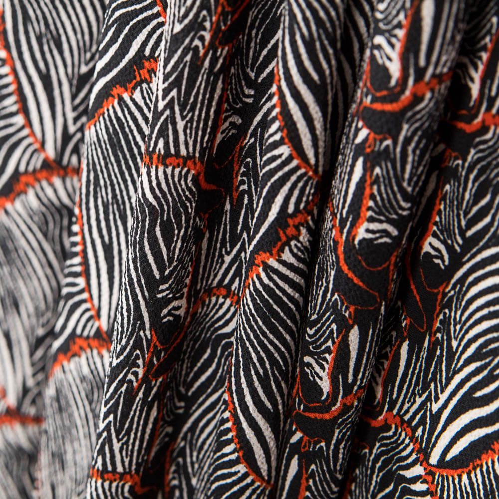 Polyester-Krepp Zebras - Ribes y Casals