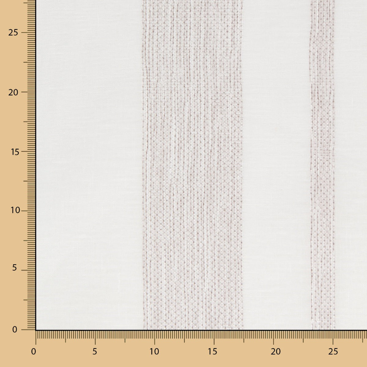 Vorhangstoff Maxi Stripe Braun - Ribes y Casals