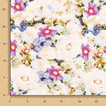 Viskose Blumen Ecru - Ribes y Casals