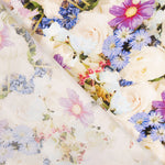 Viskose Blumen Ecru - Ribes y Casals