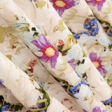 Viskose Blumen Ecru - Ribes y Casals