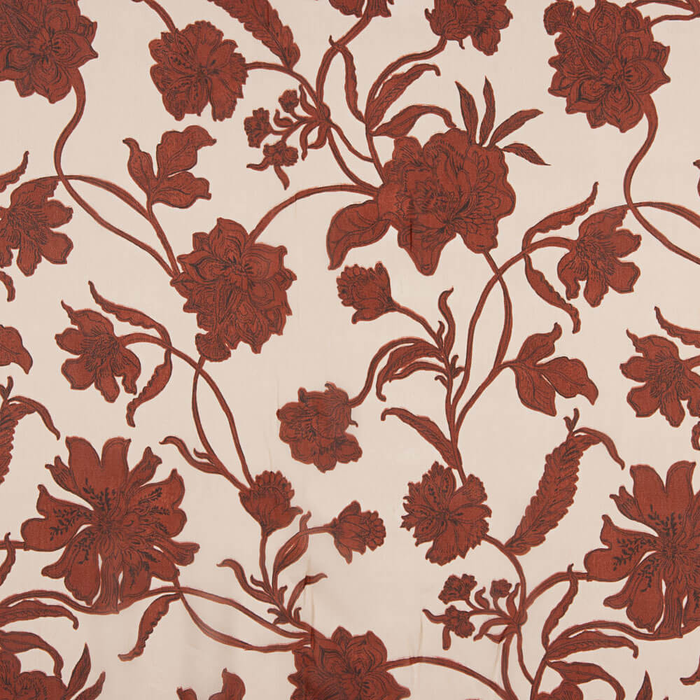 Polyester-Gaze Flor Grana - Ribes y Casals