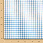 Blau karierter Twill - Ribes y Casals