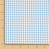 Blau karierter Twill - Ribes y Casals