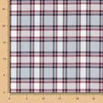 Türkis karierter Twill - Ribes y Casals