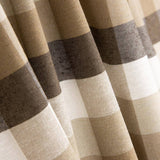 Beige karierte Teflon-Tischdecken - Ribes y Casals
