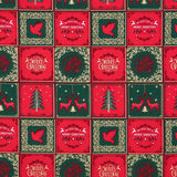 Merry Xmas Baumwolle Weihnachten Plaid - Ribes y Casals