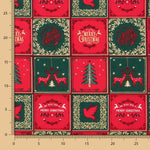Merry Xmas Baumwolle Weihnachten Plaid - Ribes y Casals
