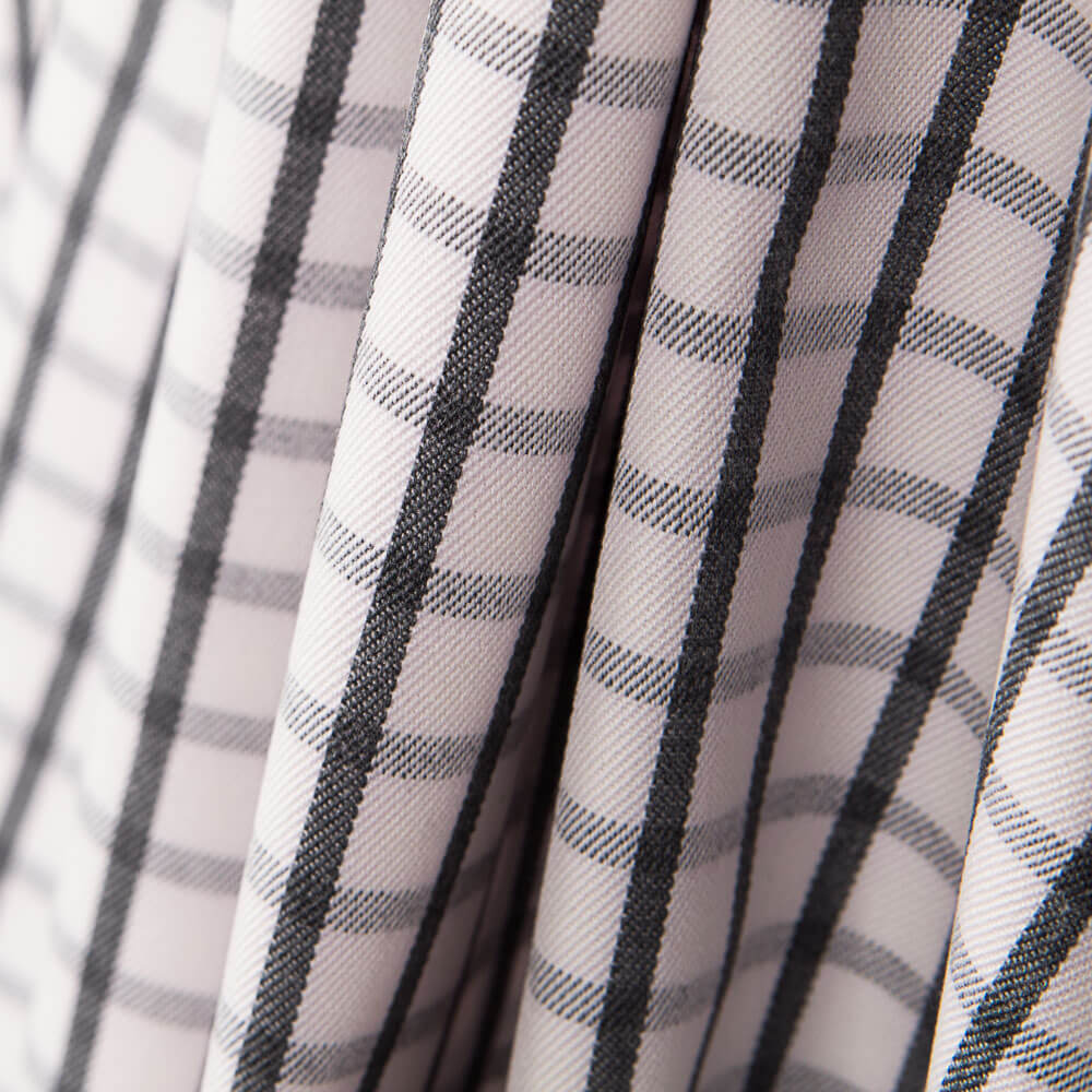 Plaid Twill Schwarz - Ribes y Casals