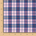 Twill-Quadrate Bicolour Pink - Ribes y Casals