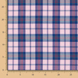 Twill-Quadrate Bicolour Pink - Ribes y Casals