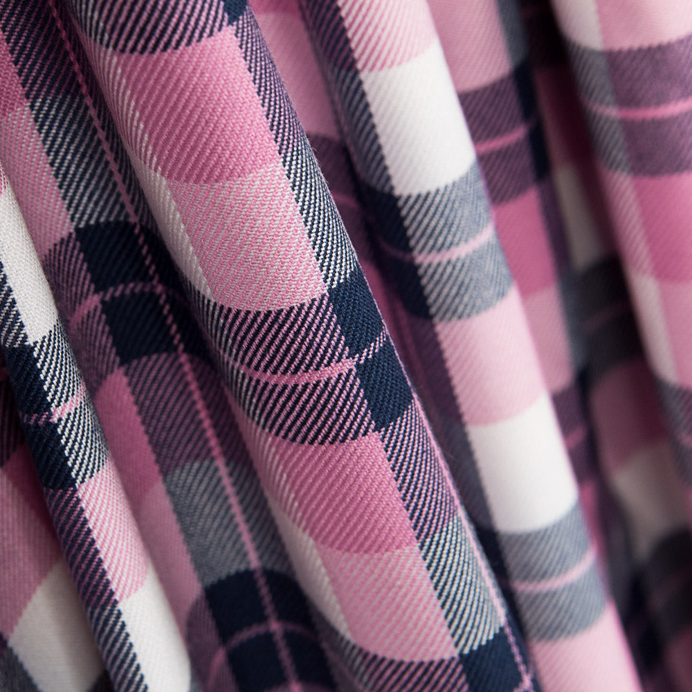Rosa karierter Twill - Ribes y Casals