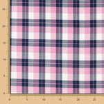 Rosa karierter Twill - Ribes y Casals